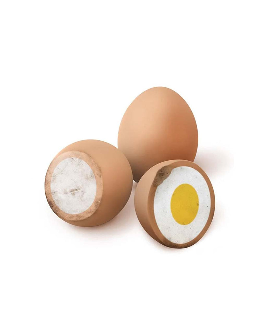 egg erasers that expose egg whites and yokes after using