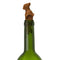 brown dog wine bottle stopper