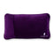 dark purple velvet back of throw pillow