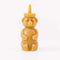 honey bear shaped beeswax candle