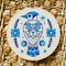 blue folk blue jay embroidery kit