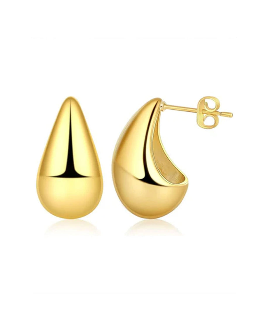 gold designer drop earrings