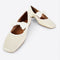 creme mary jane shoes with bow strap