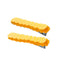 yellow crinkle french fry hair clip