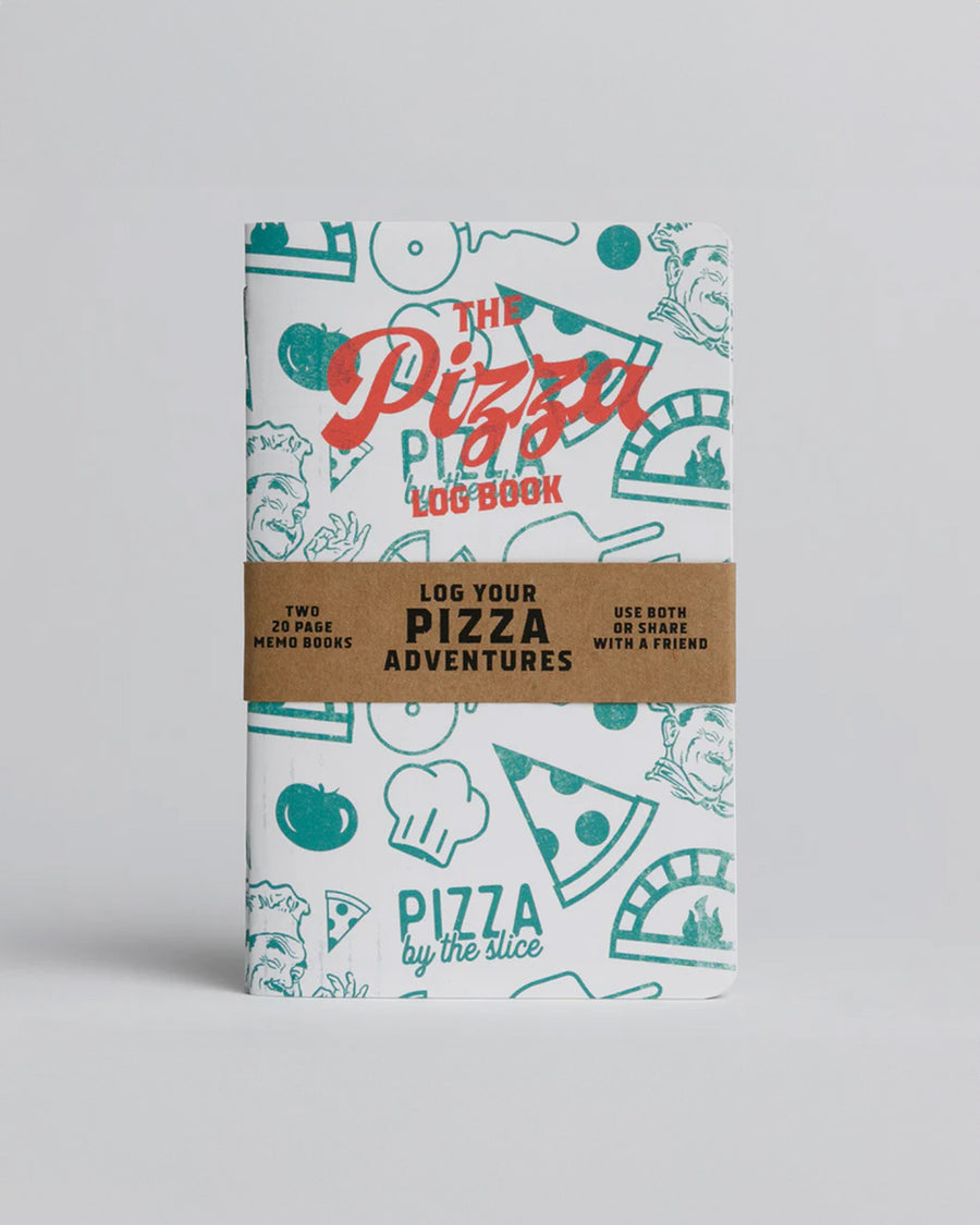 set of 2 'the pizza log book' with 20 pages each