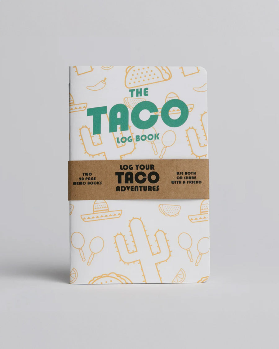 set of 2 'the taco log book' with 20 pages each