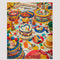 completed le puzz 1000 piece puzzle with birthday party theme