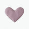 lilac backside of colorful swirl heart shaped eye pillow