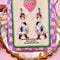 goose earrings dress in pink cowgirl outfit on not picasso card