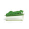 green crocodile shaped veggie chopper