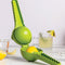 alligator citrus squeezer with lemon inside