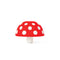 silicone red mushroom funnel