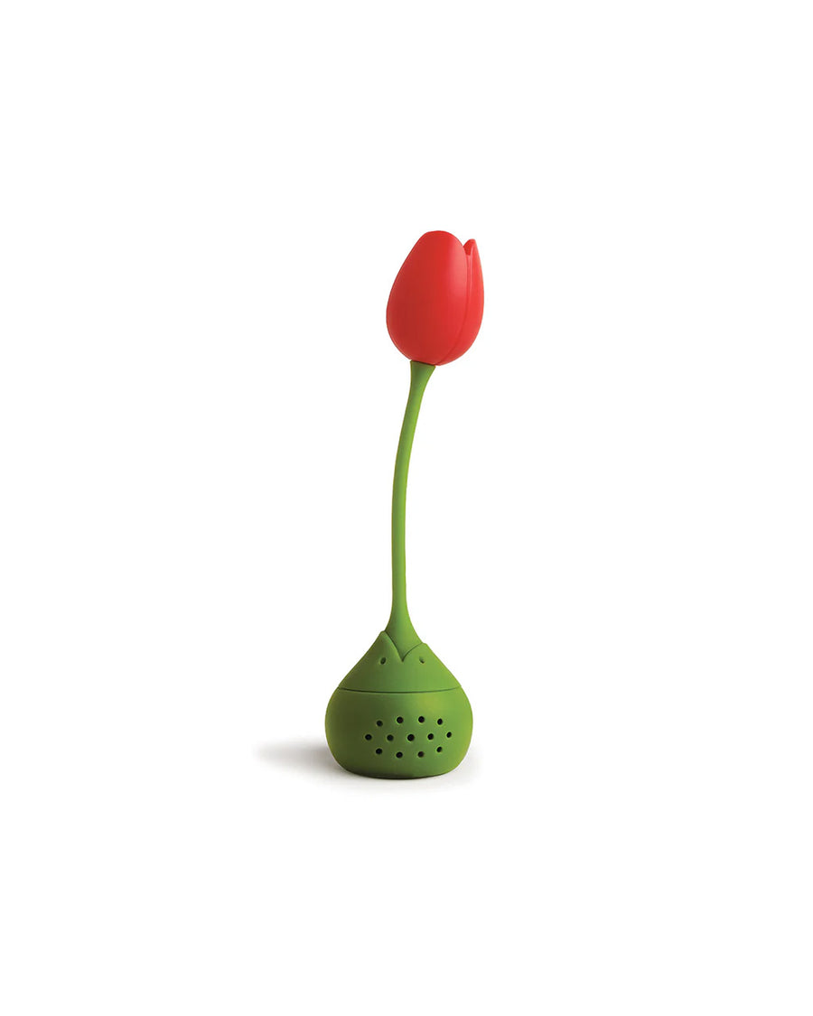 red tulip tea infuser