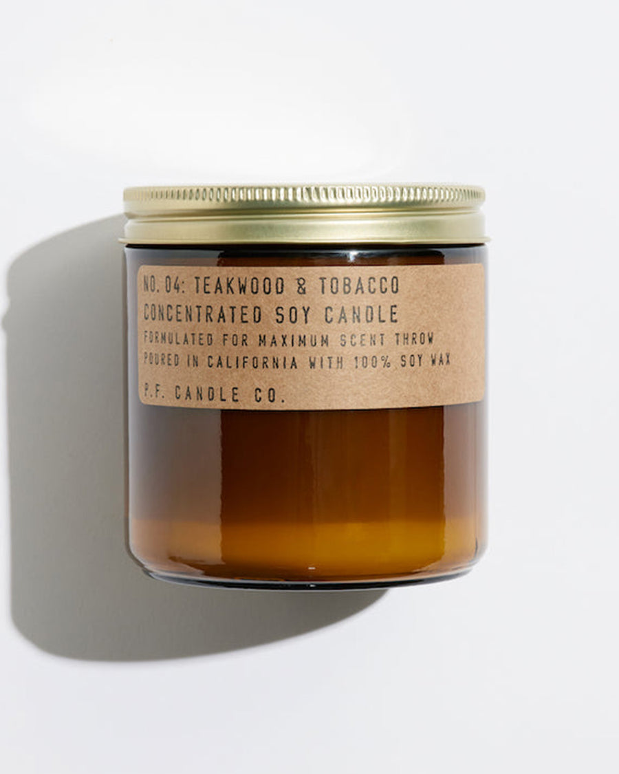 teakwood and tobacco large concentrated candle 