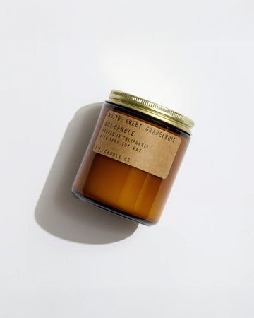 7.2 oz standard candle in a sweet grapefruit scent