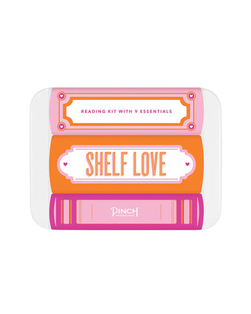 'shelf love' reading kit with 9 essential items