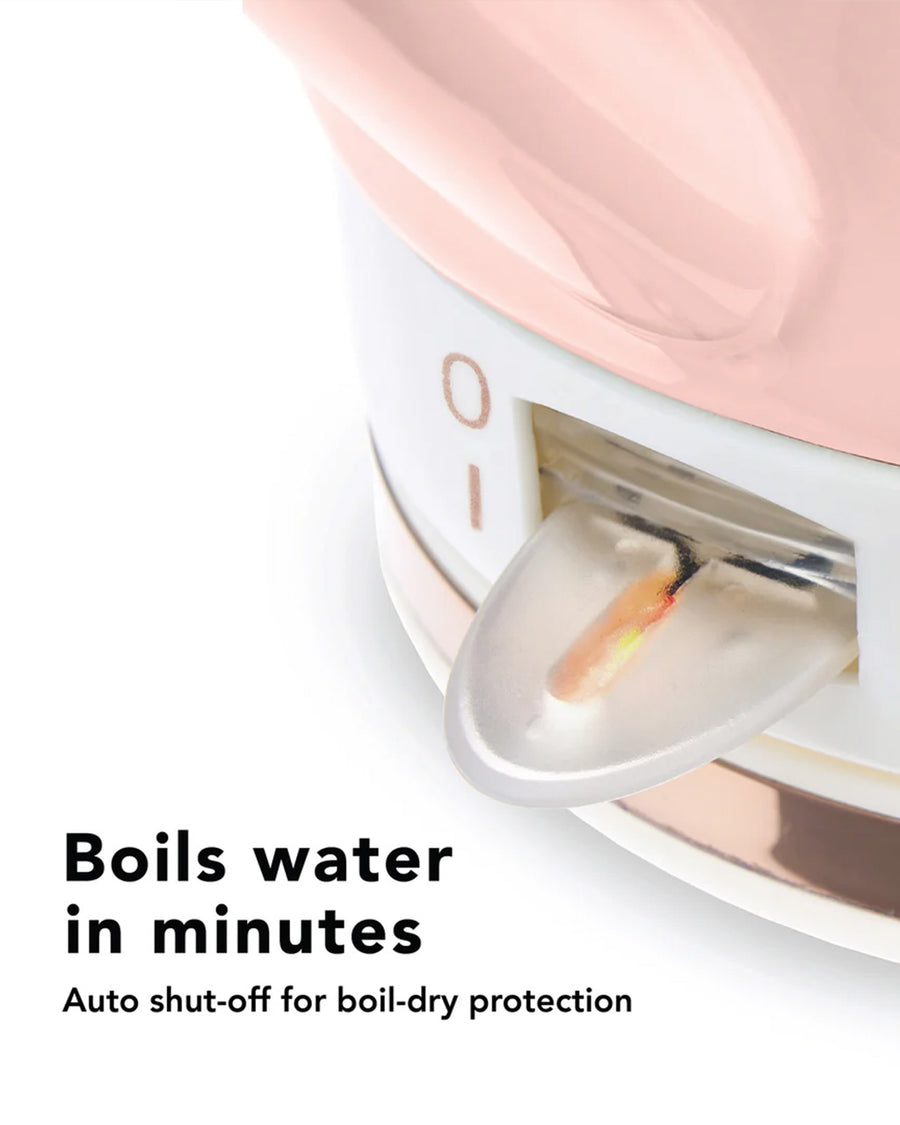 boils water in minutes - auto shut off for boil dry protection