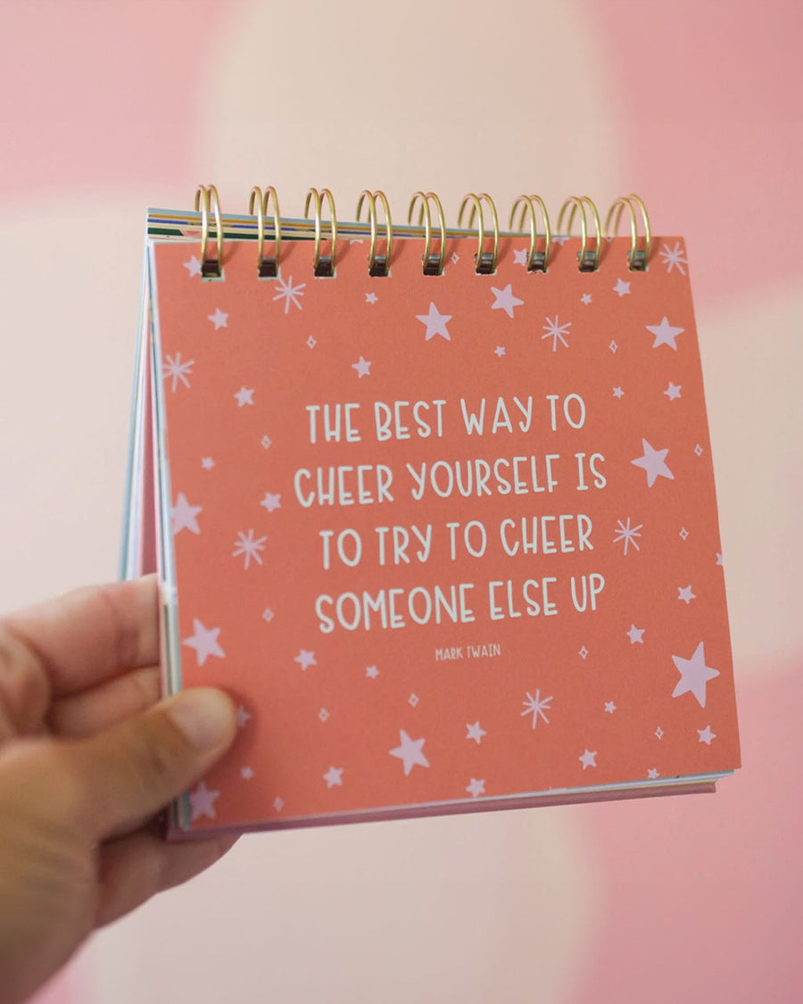 'the best way to cheer yourself is to try to cheer someone else up'