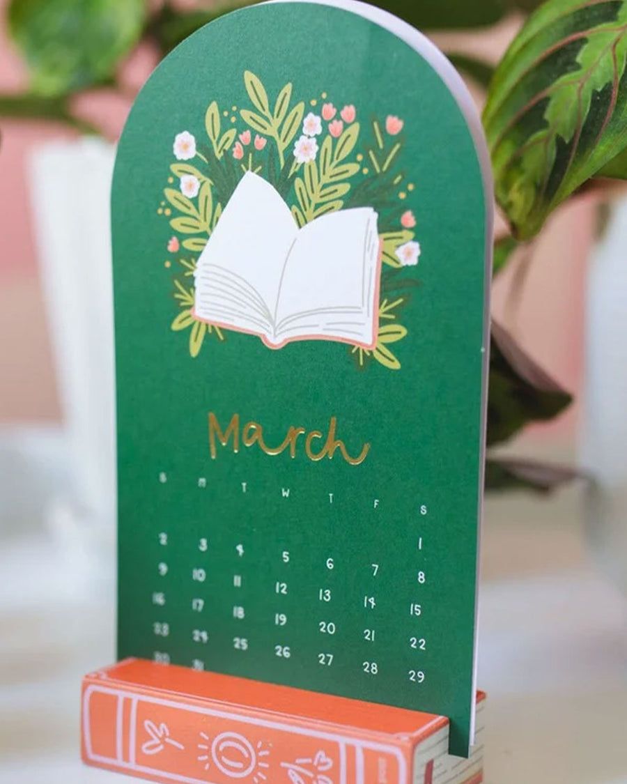 march mini desk calendar