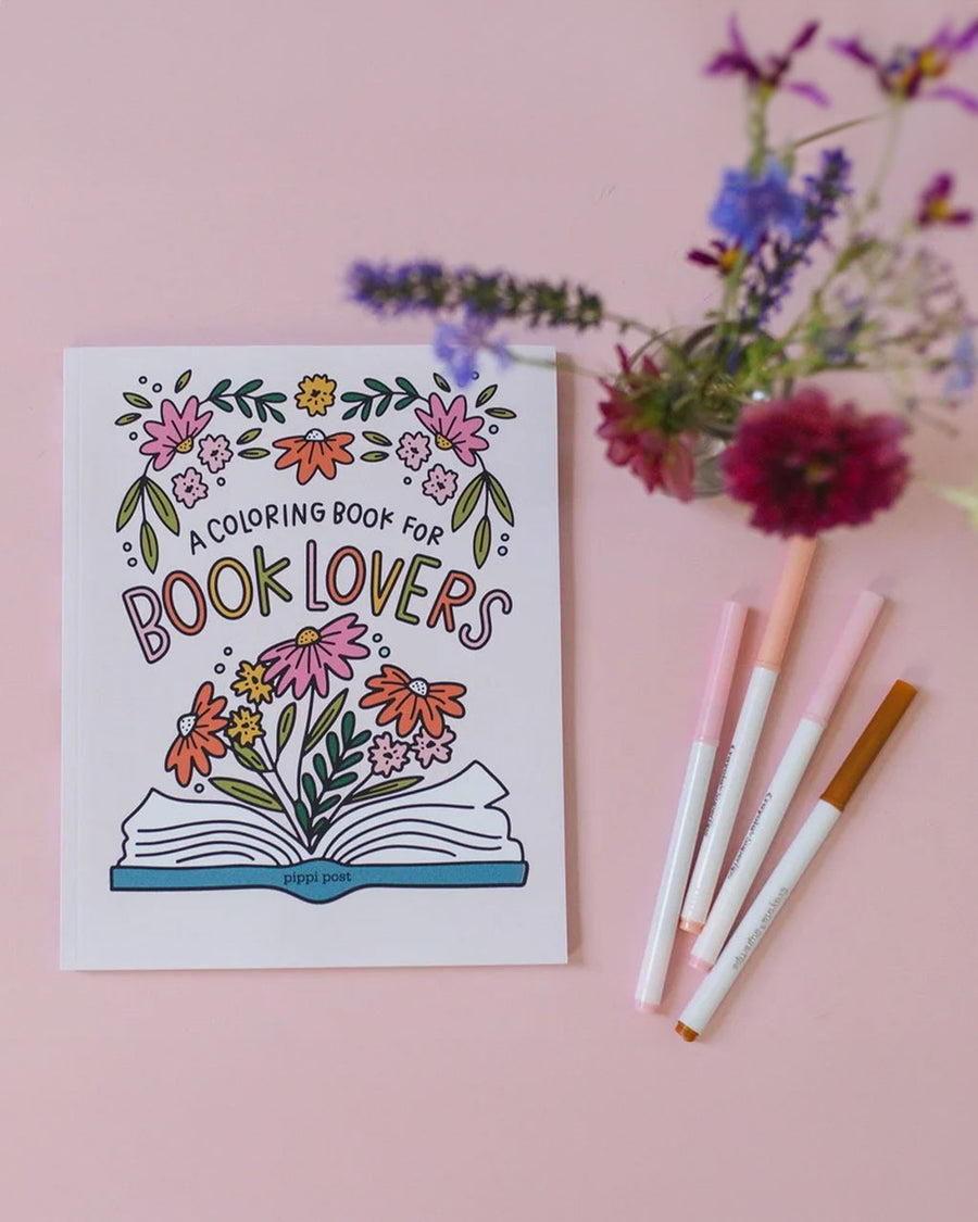 book lover's coloring book