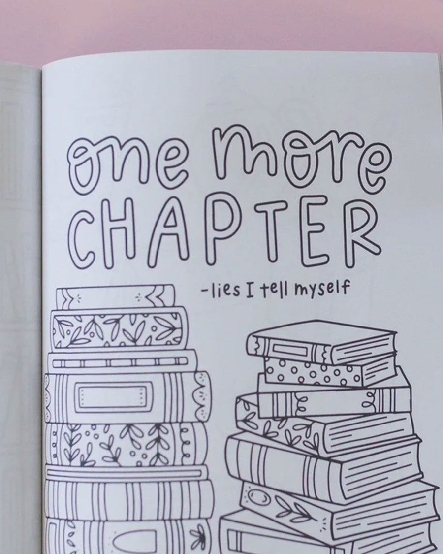 'one more chapter' coloring page