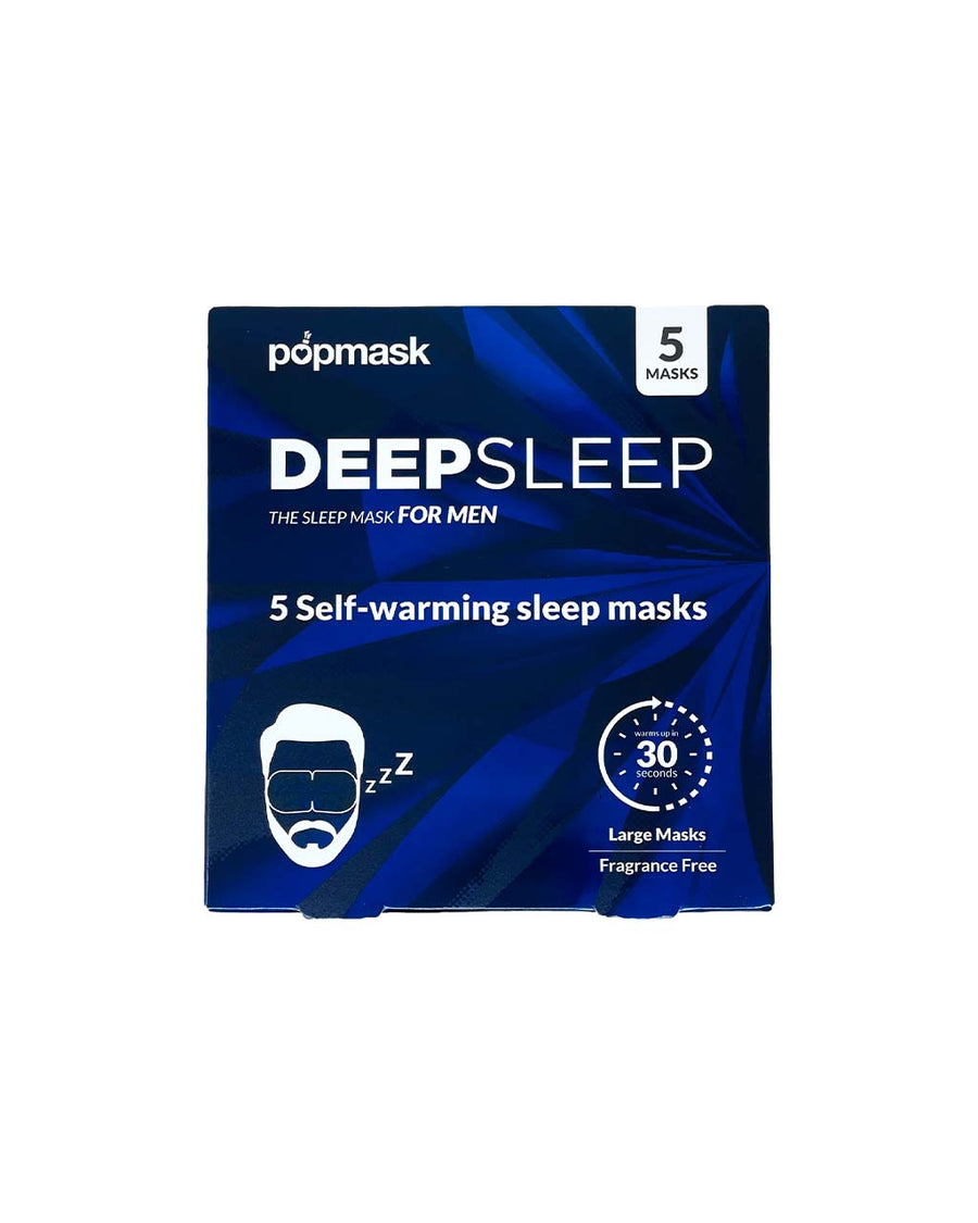 set of 5 self warming 'deep sleep' masks