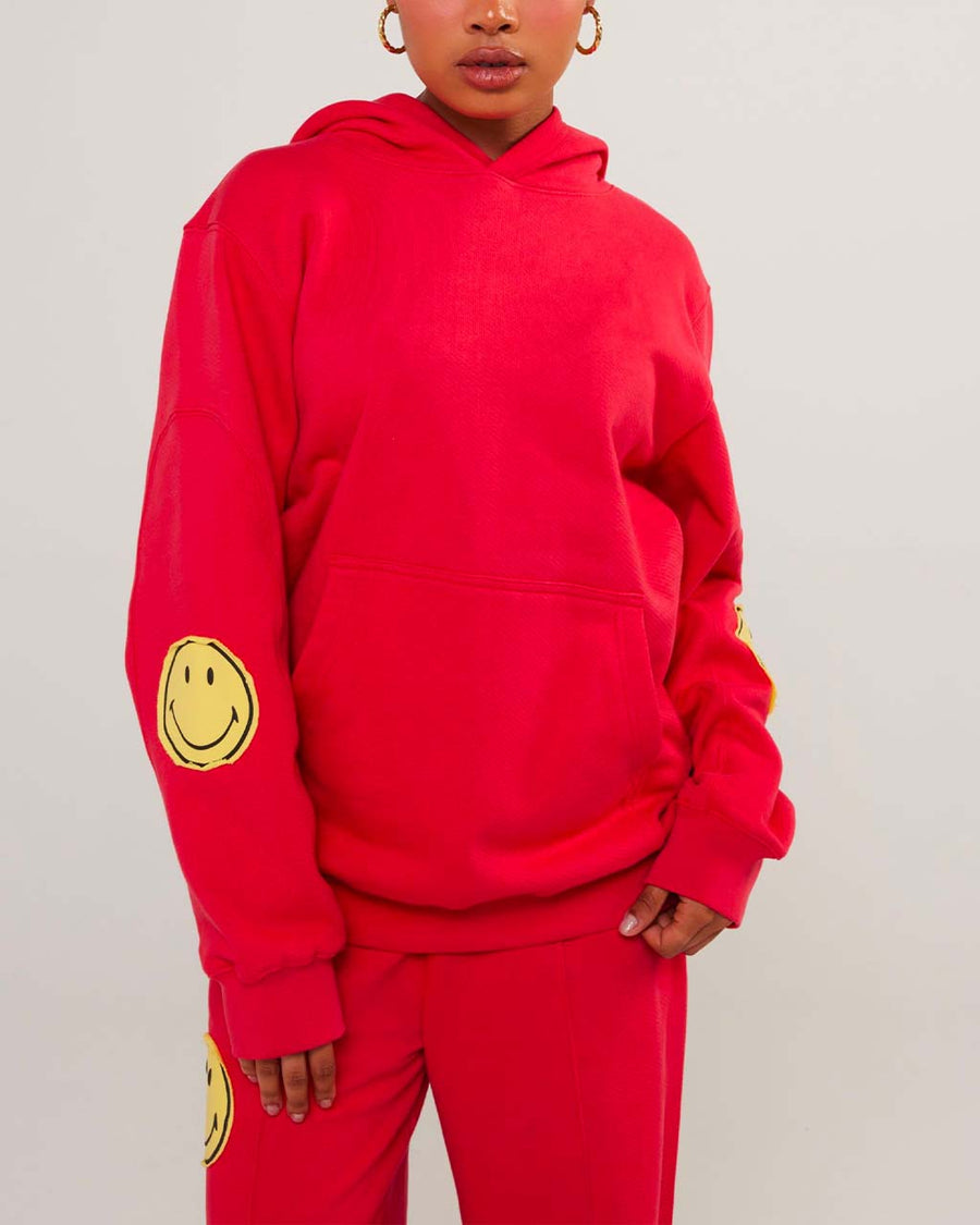 Oversized hoodie red hotsell