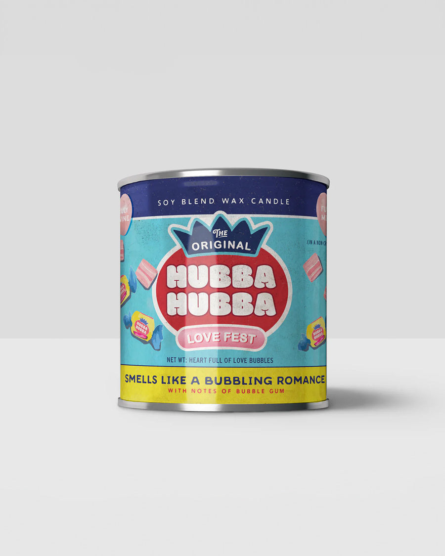 'hubba hubba' bubblegum scented candle