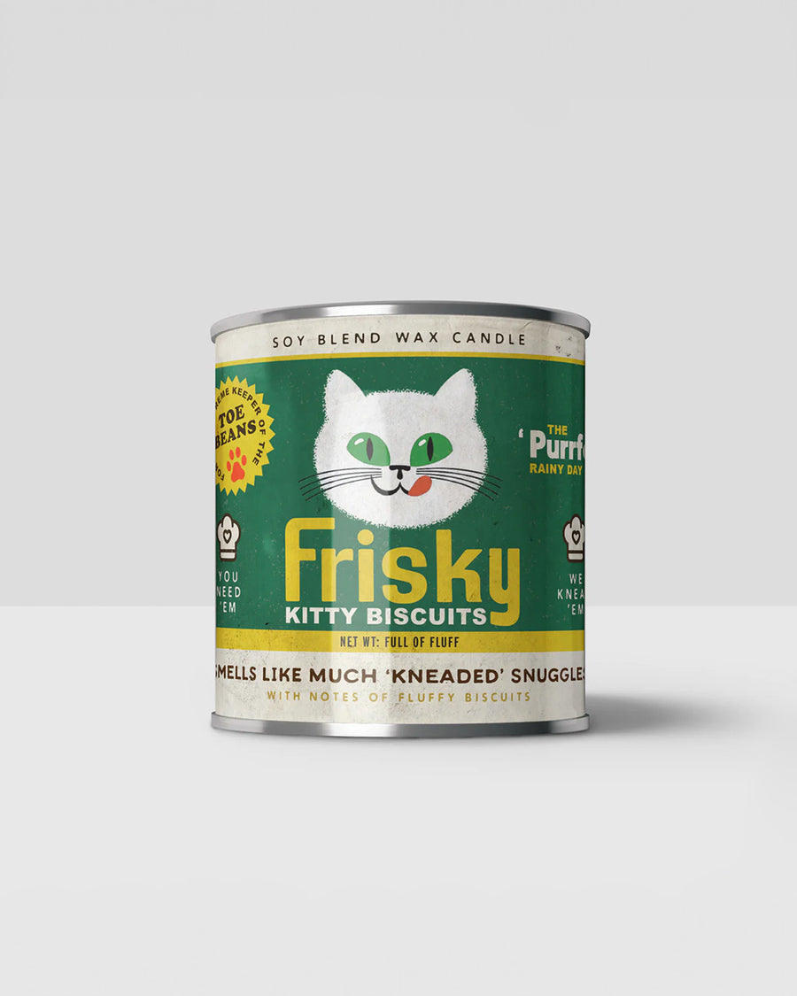 'frisky kitty biscuits' fluffy biscuits scented candle