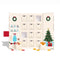 interior of 12 day holiday boutique candy advent calendar