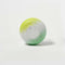 yellow, white and green circular waterproof speaker