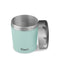 top view of mint ice cream chiller with silver lid