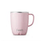 light pink stainless steel mug with lid