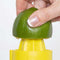 model using reamer on citrus zester