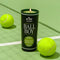 dark green ball boy candle on a tennis court