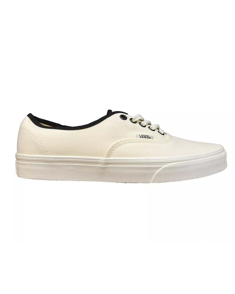 cream authentic sneaker with black trim