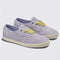 suede lavender sneakers with lime sherbet fat laces