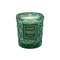 green embellished noble fir scented candle