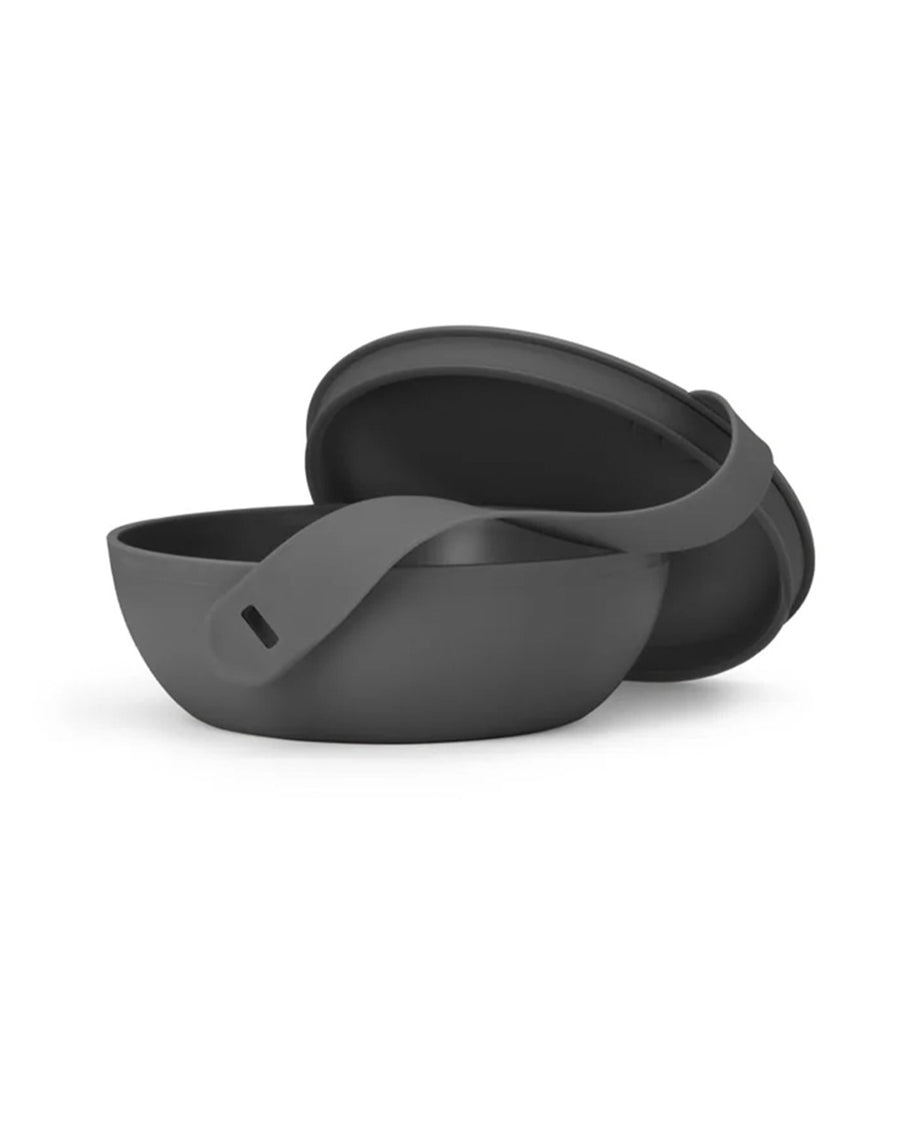 opened plastic porter bowl in charcoal