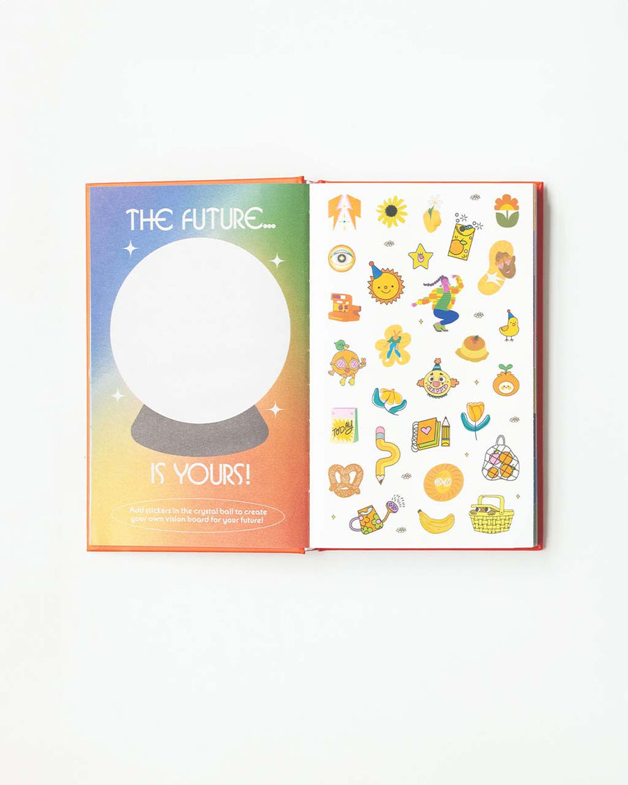 the future is yours and sticker pages