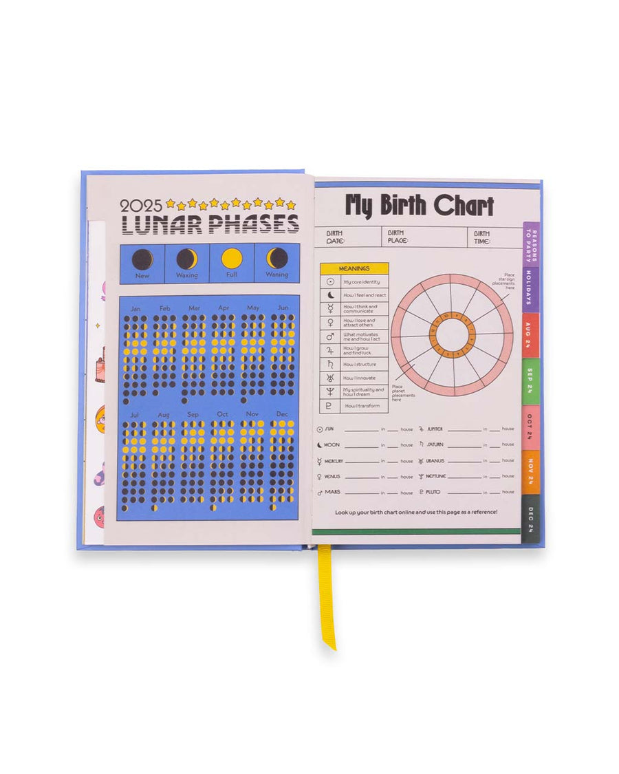 birth chart and lunar phases