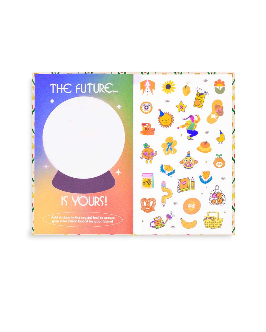 the future is yours page and sticker sheet