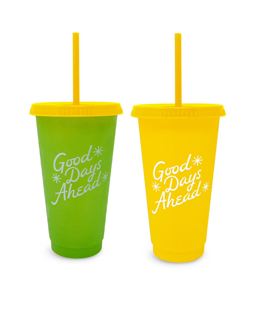 good days ahead green/yellow color changing cup