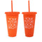 your future looks bright red/orange color changing cup