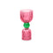 pink and green double ended shot glass (1/2 shot and 1 shot)