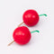 set of 2 cherry shaped hooks