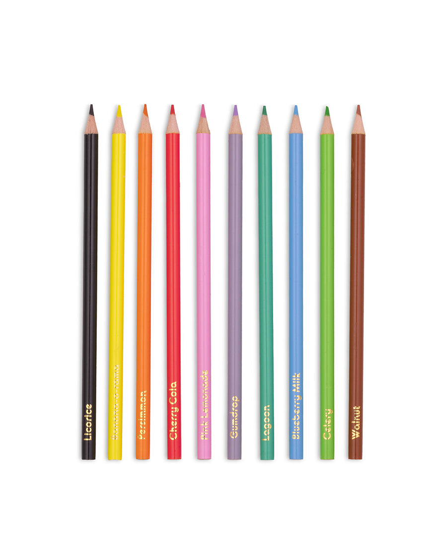 set of 10 colored pencil set