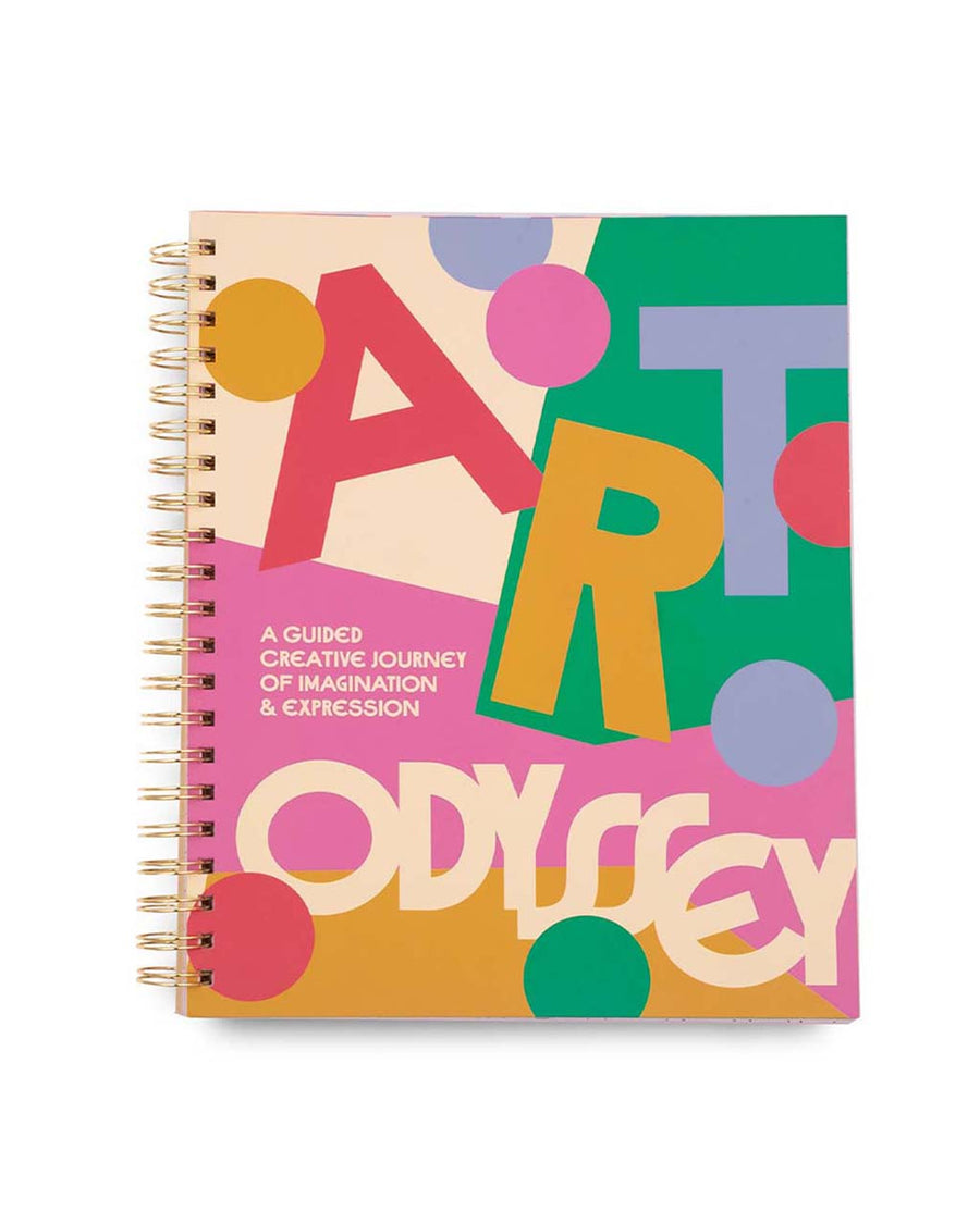 Art Odyssey: A Guided Creative Journal Of Imagination And Expression with a colorful cover