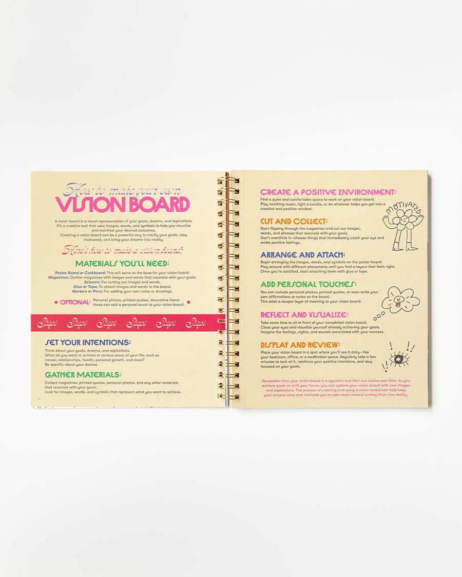 vision board interior pages