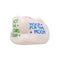 smooshed white foam de-stress dice with fun decision making sayings on it